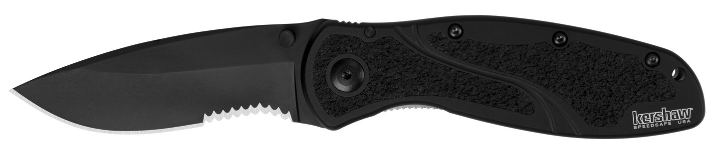 BLUR | BLACK, SERRATED