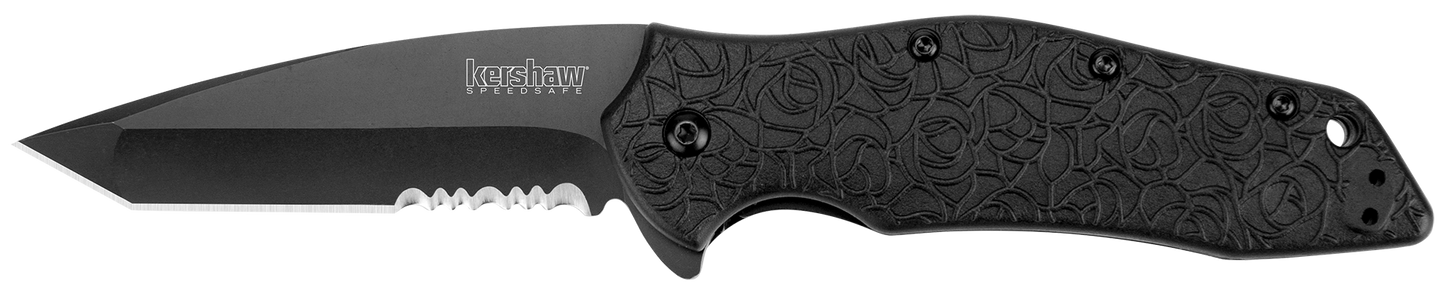 KURO TANTO | BLACK, SERRATED